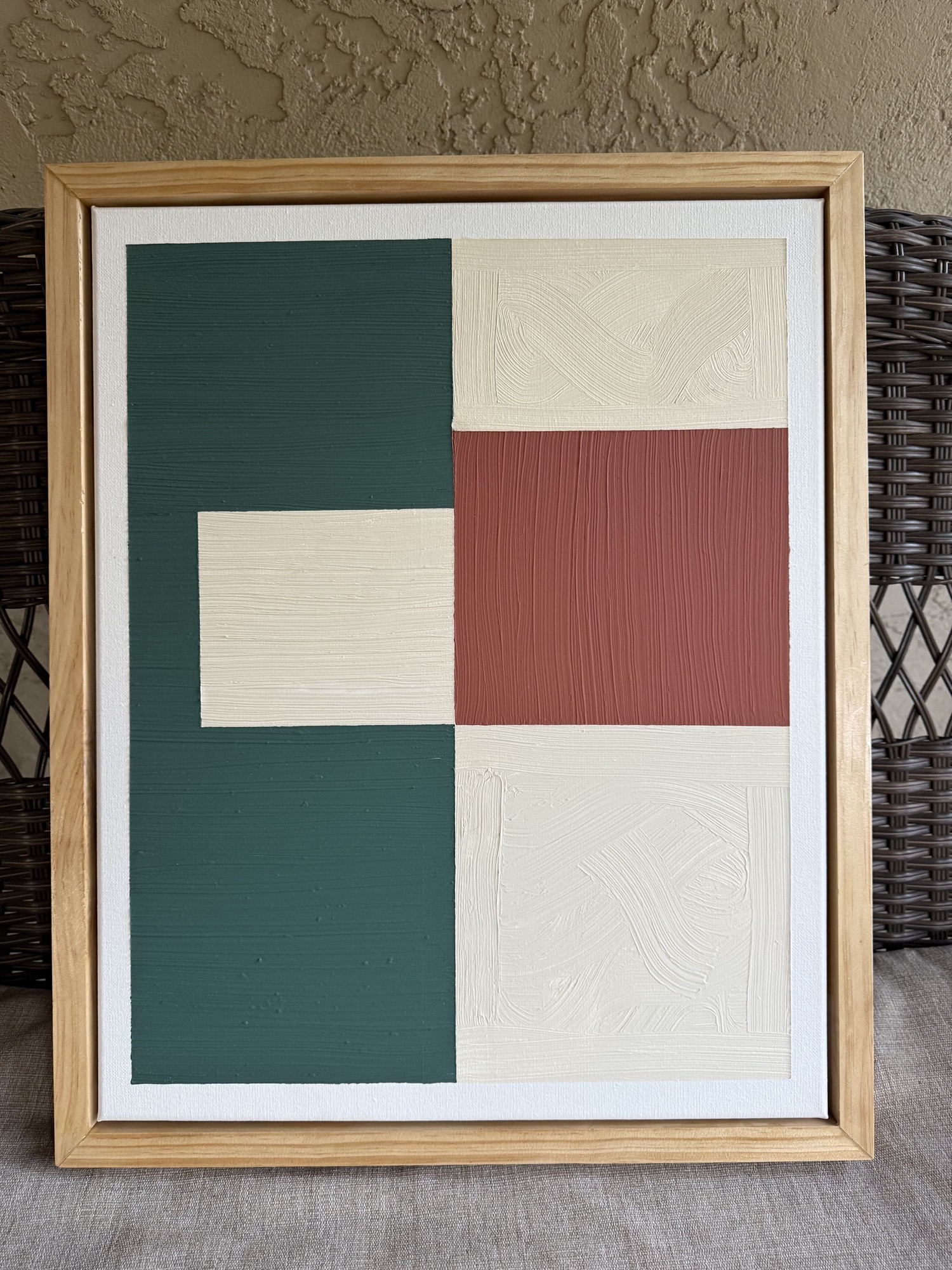 Textured abstract artwork
