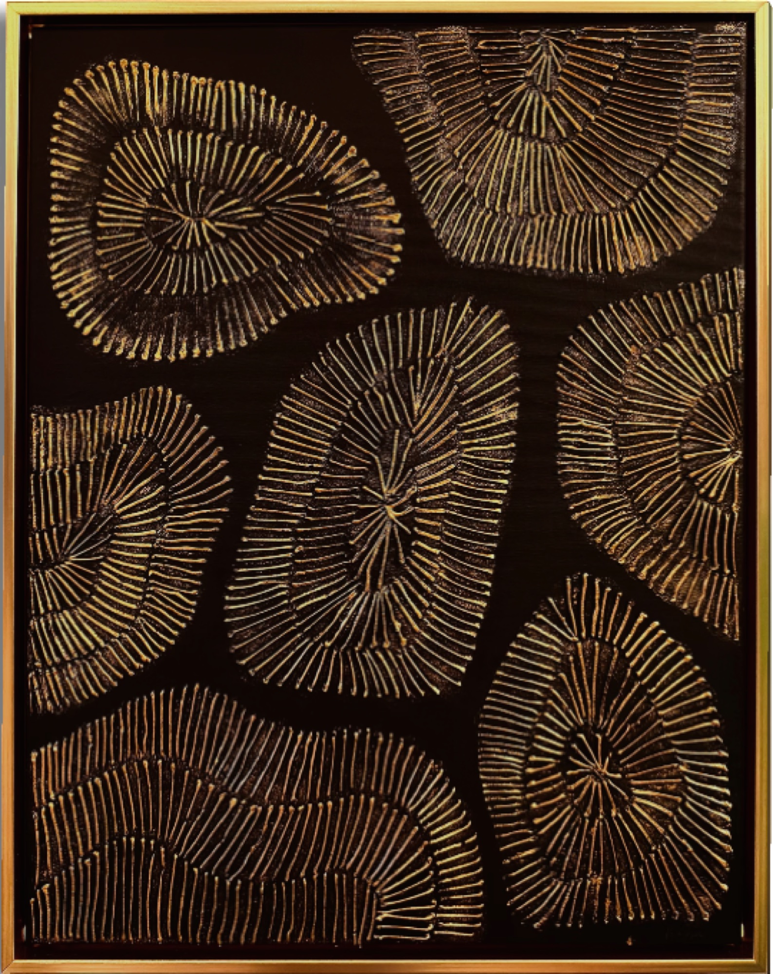 Culturally inspired abstract piece
