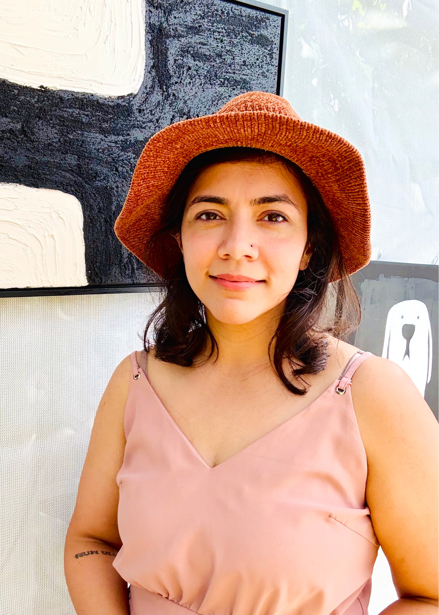 Pragya Goel in her studio
